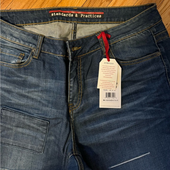 Standards and Practices ripped jeans 16x32 - Picture 2 of 4